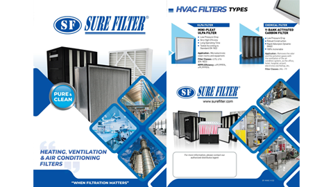 Brochure - SURE FILTER HVAC Filters